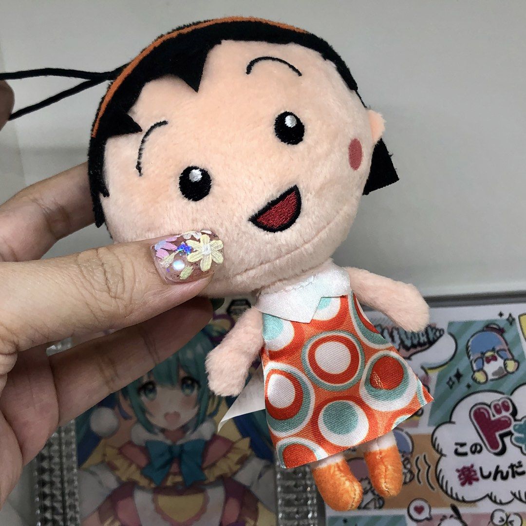 CHIBI MARUKO-CHAN PLUSH CHARM (Category: Plushies & Soft Toys) located in Quezon City. Submitted by kitsune.treasures (Listing ID 1445885818, Image 2). Description: *First to pay policy! *1 day reservation only. Failure to pay on time, auto cancel. 📍Quezon City * MOD: J&T | Lalamove * MOP: GCASH | BPI 📦ON HAND AND READY TO SHIP CONDITION: WHAT YOU SEE IS WHAT YOU GET. Dimensions: Kindly check the photos for the actual measurements. Please check