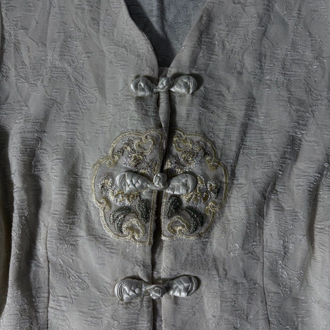 Chinese Style Traditional Knot Buttons (Category: Shirts) located in Mabalacat. Submitted by alternativegooods (Listing ID 1445952465, Image 2). Description: size [width 20 : length 21] ⌗ These are thrifted/preloved, manage your expectations. ⌗ Color may vary slightly due to lighting. ⌗ Double-check measurements before purchasing. ⌗ We accept payment through Gcash, BPI, Bank Transfer. ⌗ Ship via J&T Express & Lalamove..