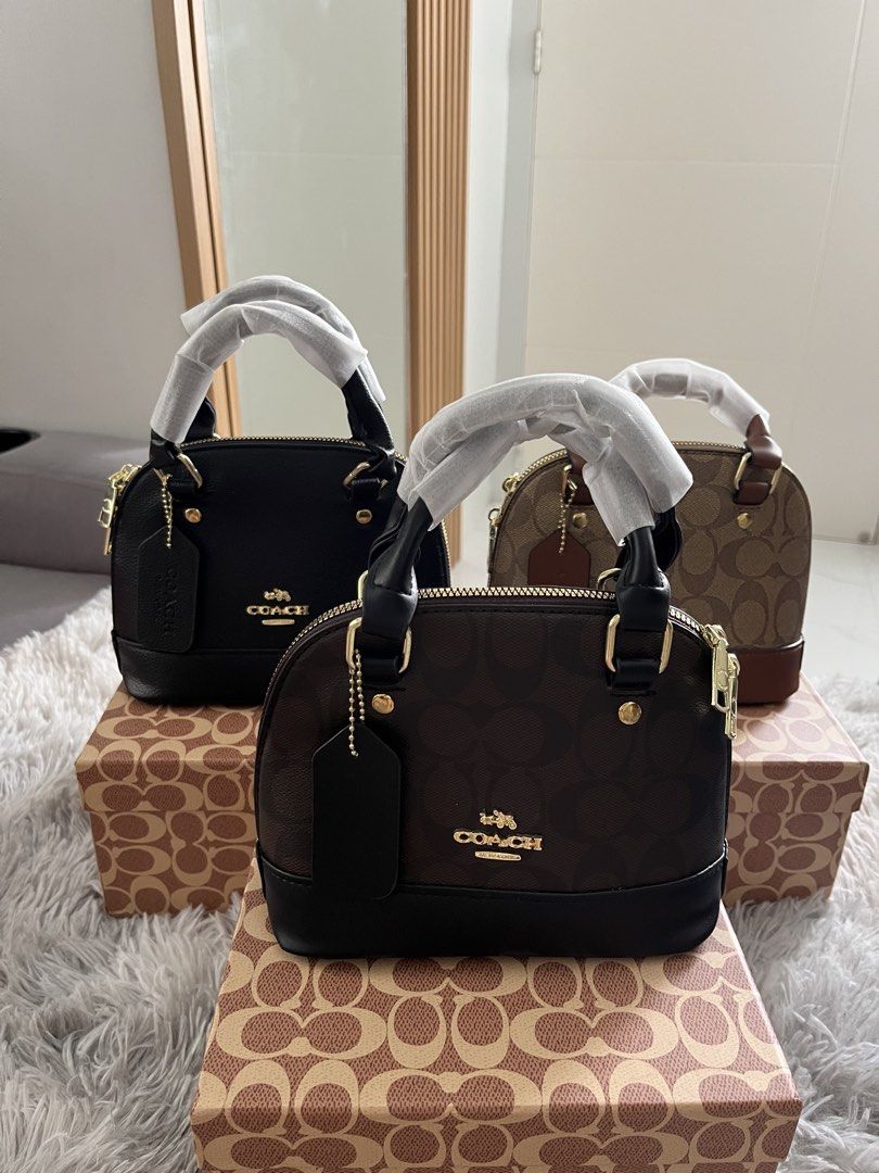 Coach Mini Dome Bag - Multiple Colors Available (Category: Luxury Bags & Wallets) located in Binan City. Submitted by machatto.declutter (Listing ID 1445881168, Image 3). Description: 🏷️ ₱800 each complete inclusions w sling, dust bag, and box.