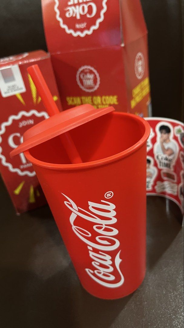Coca-Cola (Coke) Tumbler (Category: Water Bottles & Tumblers) located in Valenzuela. Submitted by patpeev (Listing ID 1445960881, Image 2). Description: Coca-cola (coke) Tumbler 2026 - Red - Unused - With sticker - Voucher code used Php 200 RFS: decluttering 📍Marulas, Valenzuela MOD: Meet up, Lalamove or JNT MOP: Cash or Gcash.