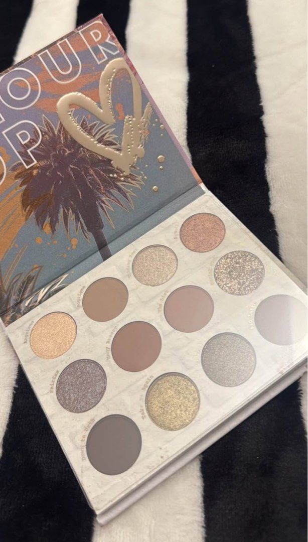 ColourPop Off The MelRose Palette (Category: Makeup) located in Quezon City. Submitted by cheerupbby (Listing ID 1445806758, Image 3). Description: Stored properly and kept well. Will ship when I get back home to the Philippines in December 2026. I will only bring what is SOLD. Half payment accepted with no cancellation. All makeup is crossposted on marketplace 🇨🇦 and nowhere else. Location: QC Jnt, lalamove.