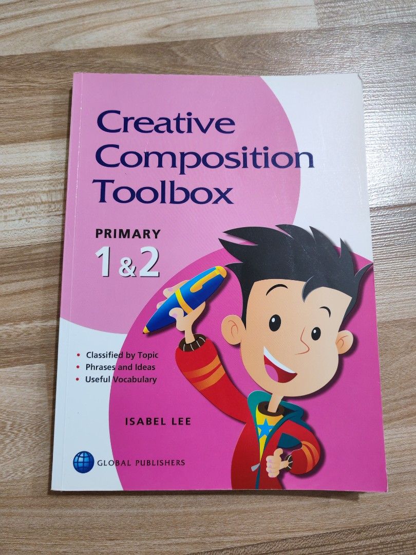 Creative Composition Toolbox & Conquer Thinking Skill Workbook (Category: Textbooks) located in Singapore. Submitted by c_lot (Listing ID 1445844300, Image 1). Description: - Set of 2 educational books for Primary 1 & 2 - Includes 'Creative Composition Toolbox' by Isabel Lee - Includes 'Conquer Thinking Skill & Heuristic for Primary Levels 2' Workbook - Ideal for developing writing and math problem-solving skills - Both books are from Global Publ