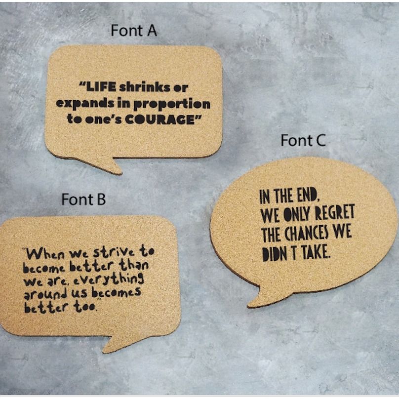 Custom Quote Cork Speech Bubble Pin Board (Category: Other Home Decor) located in Manila. Submitted by thecorkproject (Listing ID 1445838124, Image 2). Description: Speak your mind with this comic speech bubble pinboard. Made from 100% natural cork. 11 x 8 inches in size and 6 mm in thickness. Use as is or make it a fun DIY project. Cut in the Philippines from the finest Portuguese cork. #Natural #EcoFriendly #Sustainable #Economical Check our li