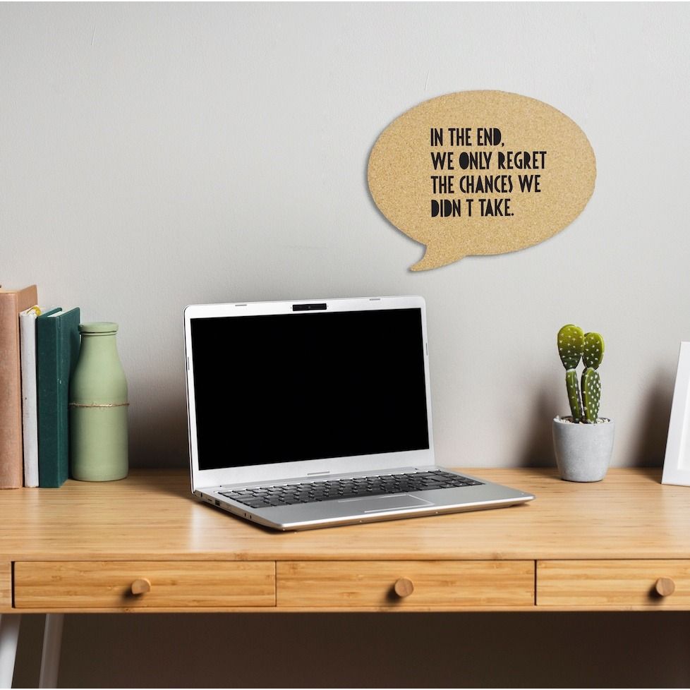 Custom Quote Cork Speech Bubble Pin Board (Category: Other Home Decor) located in Manila. Submitted by thecorkproject (Listing ID 1445838124, Image 1). Description: Speak your mind with this comic speech bubble pinboard. Made from 100% natural cork. 11 x 8 inches in size and 6 mm in thickness. Use as is or make it a fun DIY project. Cut in the Philippines from the finest Portuguese cork. #Natural #EcoFriendly #Sustainable #Economical Check our li