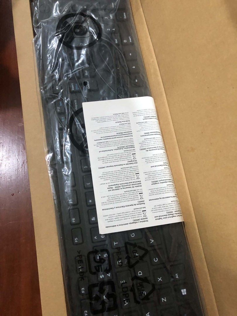 Dell Wired Keyboard (Numeric Pad, Black) (Category: Computer Keyboard) located in Quezon City. Submitted by dkpestcontrolservices (Listing ID 1445972910, Image 3). Description: Dell Wired Keyboard (Numeric Pad, Black) ✅ Authentic Dell keyboard, brand new in box ✅ Complete inclusions: packaging, manual, protective cover ✅ Comfortable keys, full numeric pad, durable build ✅ Perfect for office, school, or home setup 📦 Meet‑up: Quezon City / Shippin