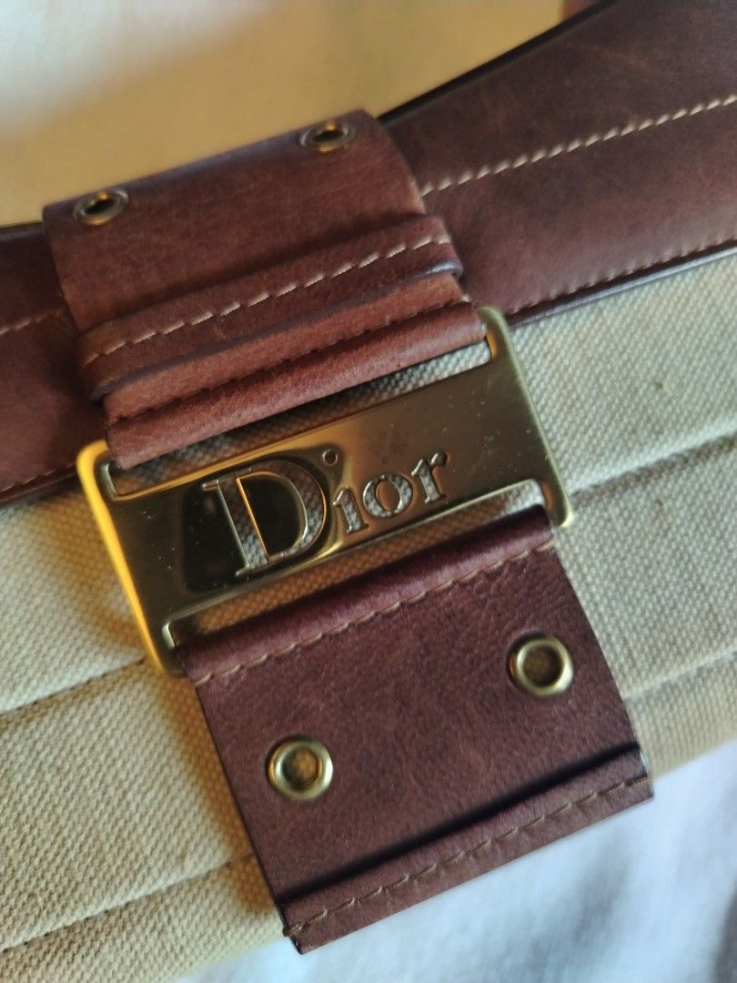 Dior Columbus (Category: Luxury Bags & Wallets) located in Manila. Submitted by kcfunkyfindz (Listing ID 1445810880, Image 2). Description: Authentic Vintage Dior Columbus comes with authenticity card normal signs of use like stain and scratches on the leather and hardwares w-30 cm h-14cm d-6cm *negotiable for sure buyers only.