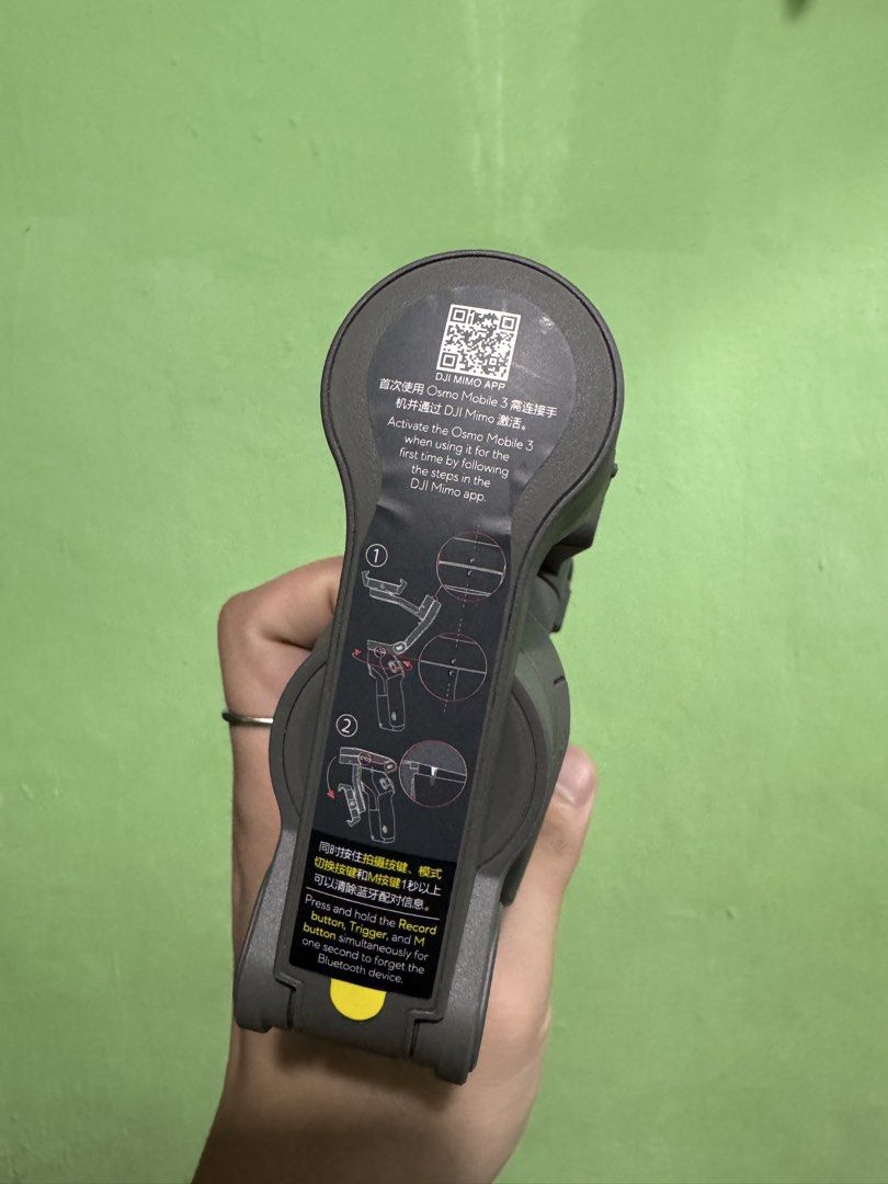 DJI Osmo Mobile 3 Smartphone Gimbal (Category: Gimbals & Stabilizers ) located in Caloocan City. Submitted by johnpaulj (Listing ID 1445835406, Image 2). Description: Negotiable‼️ ✅ 3-Axis Stabilization for smooth footage ✅ Foldable and Portable Design ✅ ActiveTrack 3.0 Subject Tracking ✅ Gesture Control for hands-free shooting ✅ Time-Lapse, Hyperlapse, and Panorama Modes ✅ Sport Mode for fast-moving subjects ✅ Bluetooth 5.0 Connectivity ✅ Can ch