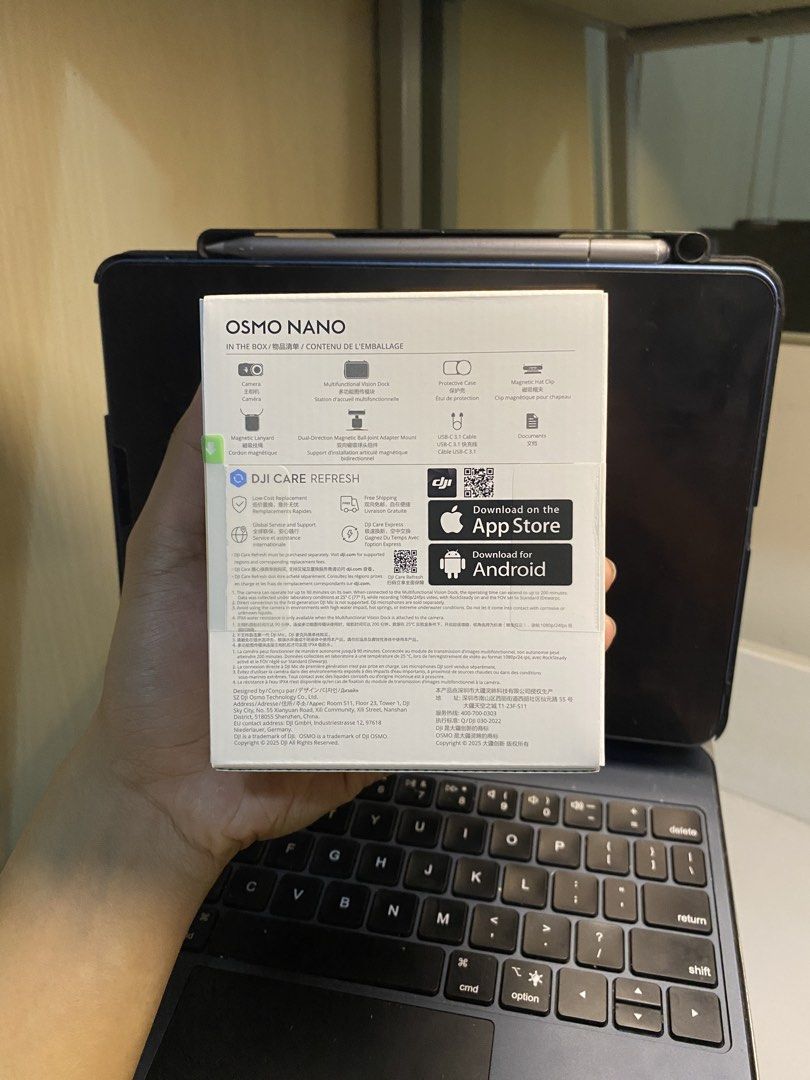 DJI Osmo Nano 128GB FIXED PRICE (Category: Cameras) located in Quezon City. Submitted by somebanothings (Listing ID 1445857196, Image 2). Description: DJI Osmo Nano 128GB - brand new and sealed - with receipt from DJI - with 1 year warranty Loc: Welcome Rotonda, Quezon City Price is fixed already. Not for swap..