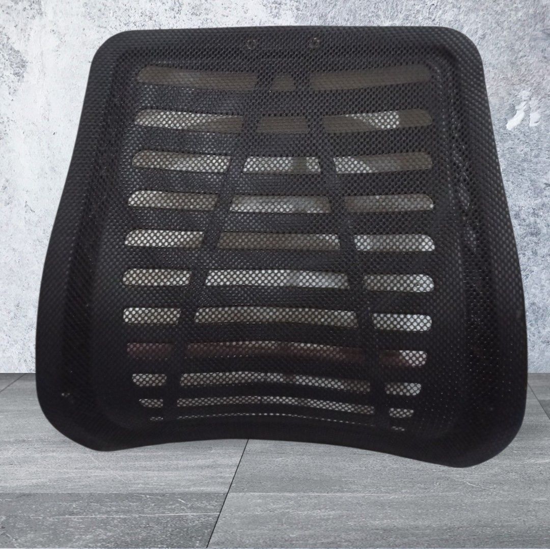 Ergonomic Mesh Backrest Replacement Part for Office/Desk Chair (Black) (Category: Office Furniture & Fixtures) located in Taguig. Submitted by eyahs-store (Listing ID 1445849193, Image 1). Description: Selling a preloved, sturdy Ergonomic Mesh Backrest replacement part for office chairs, study chairs, or gaming chairs. Perfect if your current chair's backrest frame is broken but the hydraulic base and seat are still perfectly fine! ​Product Detai