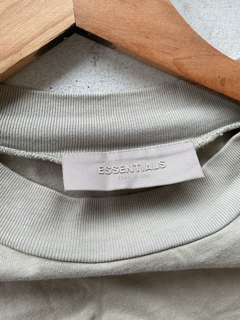Essentials (Category: Tshirts & Polo Shirts ) located in Orani. Submitted by ajgav69 (Listing ID 1445799302, Image 3). Description: Essentials fear of god ss22 Seafoam Size large 23width 28 lengrh Excellent No issue 📩📩📩.