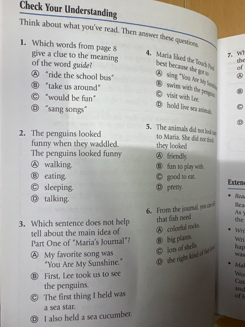 Extensions in Reading A Grade 1 (Category: Textbooks) located in Quezon City. Submitted by girls_a_vend_new (Listing ID 1445974957, Image 3). Description: - Workbook for reading comprehension and strategies. - Includes activities for critical reading, organization, and writing skills. - Features assessment sections. - Published by Curriculum Associates. - Great for practice and learning. - 2002 - Grade 1.