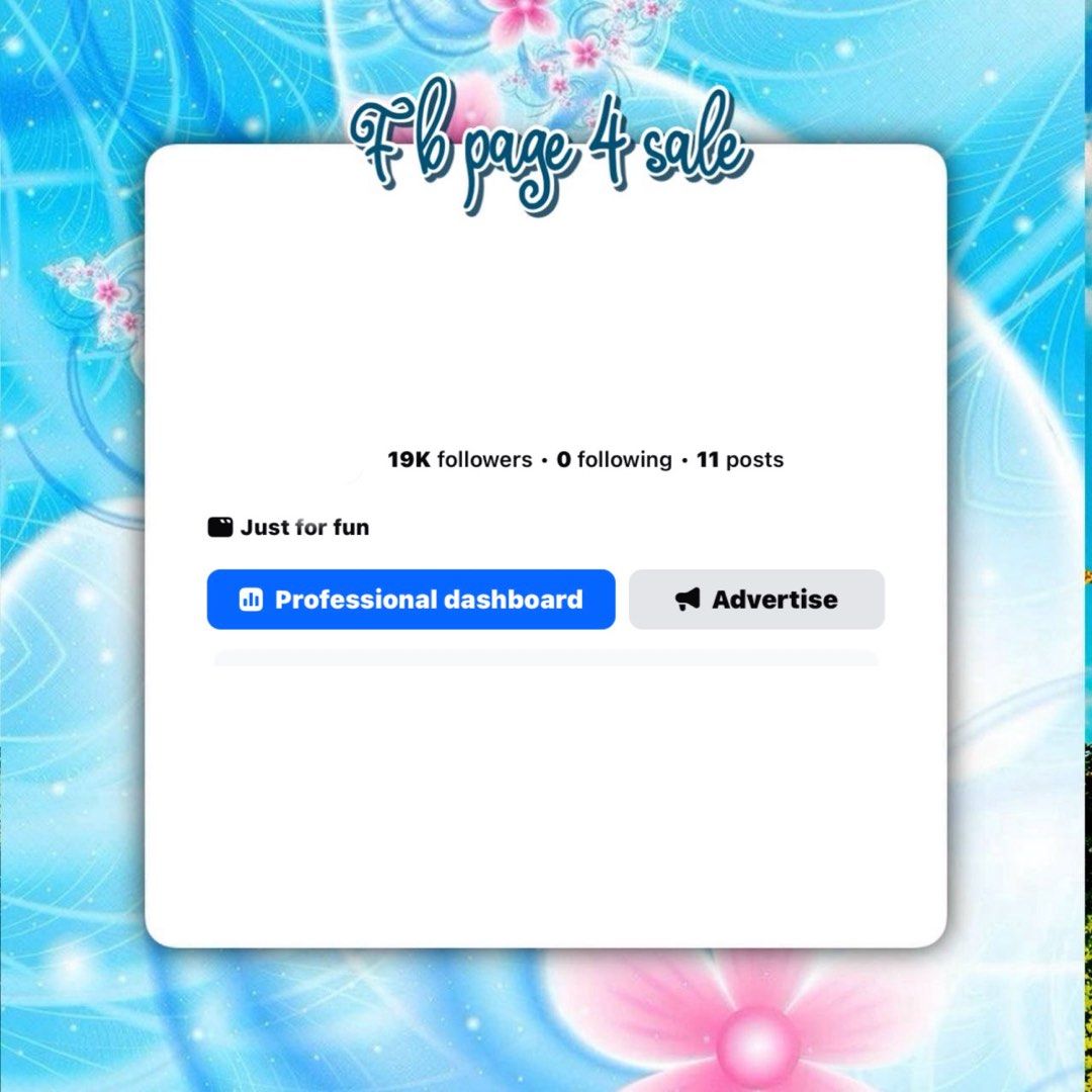 facebook pages for sell (Category: Software) located in Marikina City. Submitted by farahsboosting (Listing ID 1445926777, Image 1). Description: wts lfb for sale fb pages • fb pages good for starting vloggers & content creators • organic subs • can change all details • ready to transfer #available dm dm #wts.