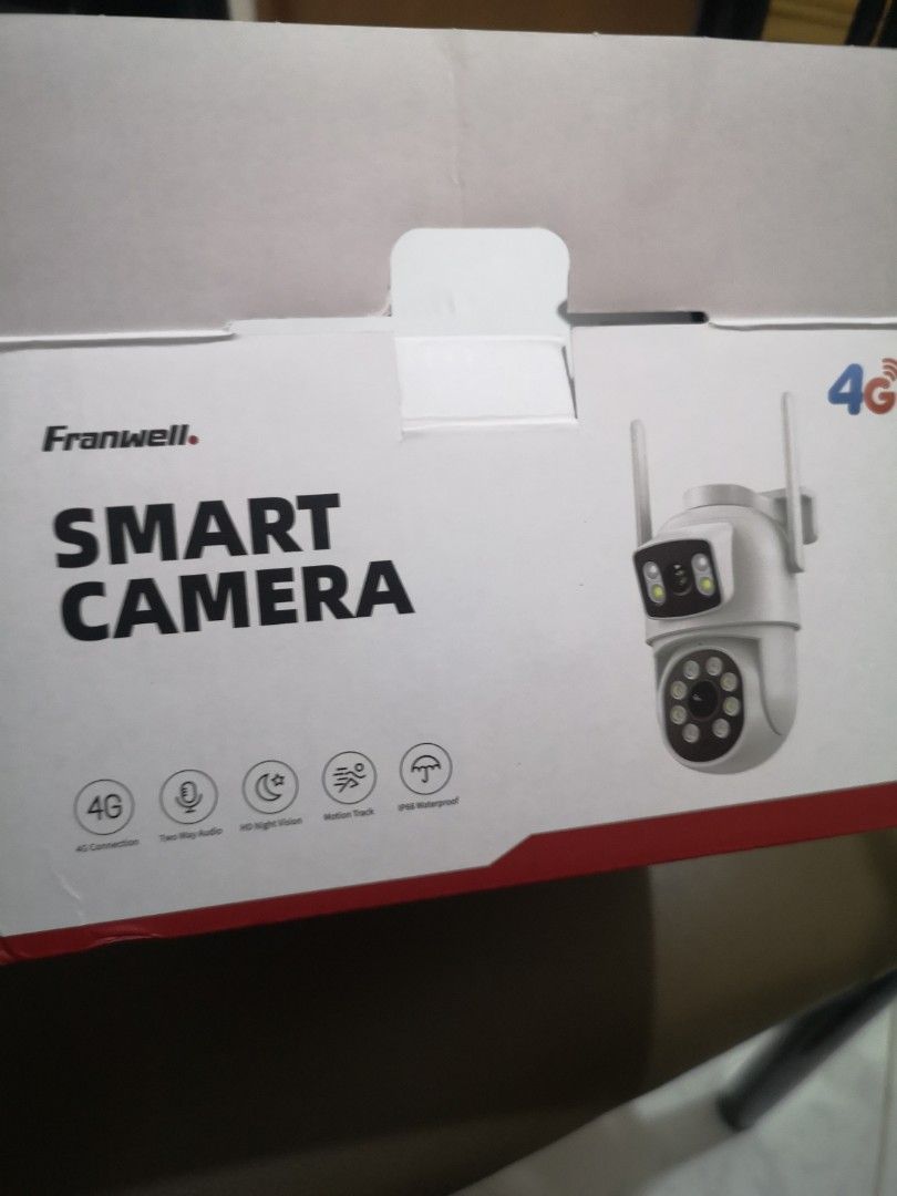 Franwell Smart Camera 4G (Category: Security Systems & CCTV Cameras) located in Manila. Submitted by lorenzomar99185 (Listing ID 1445937188, Image 3). Description: - Franwell 4G Smart Camera - Two-way audio for communication - Clear night vision - Motion detection alerts - Waterproof for outdoor use - Ideal for home and business security -Memory card 64GB + SD card included - RFS - wrong item ordered.