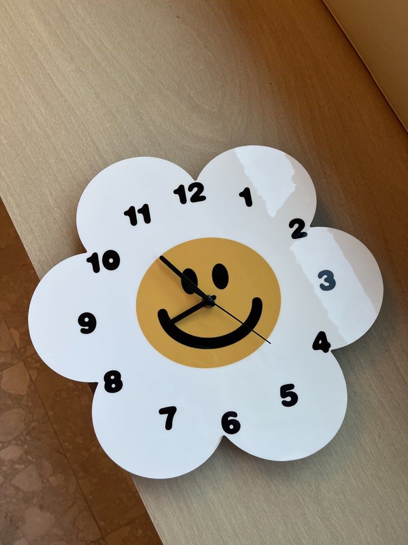 [FREE] Cute clock, not functioning (Category: Clocks) located in Singapore. Submitted by akoryp (Listing ID 1445895696, Image 1). Description: Cute clock for decoration, got from Taobao. Not functioning unfortunately - the hands keep stopping, even when the battery is changed. Free to anyone who wants to use this as a decoration or if you want to try to fix it. About 30cm in diameter..
