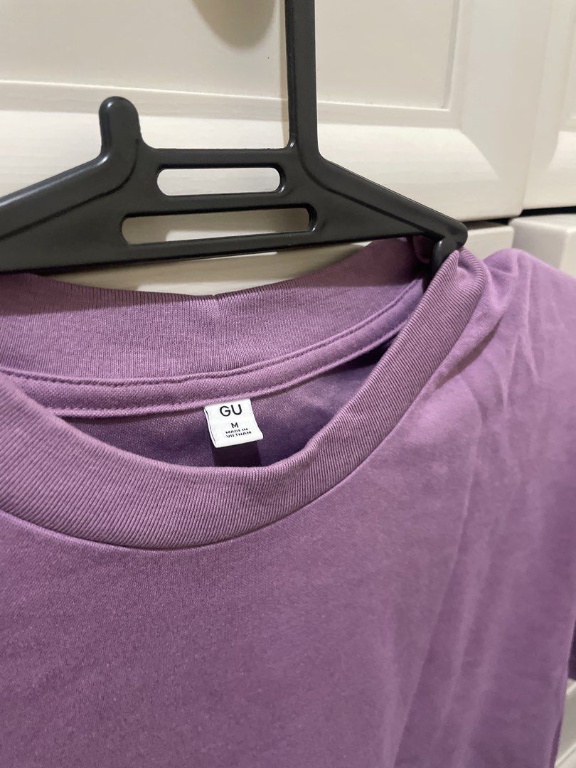 GU Purple T-shirt Size M (Category: Shirts) located in Makati City. Submitted by thingsoncelovedph (Listing ID 1445948318, Image 2). Description: .