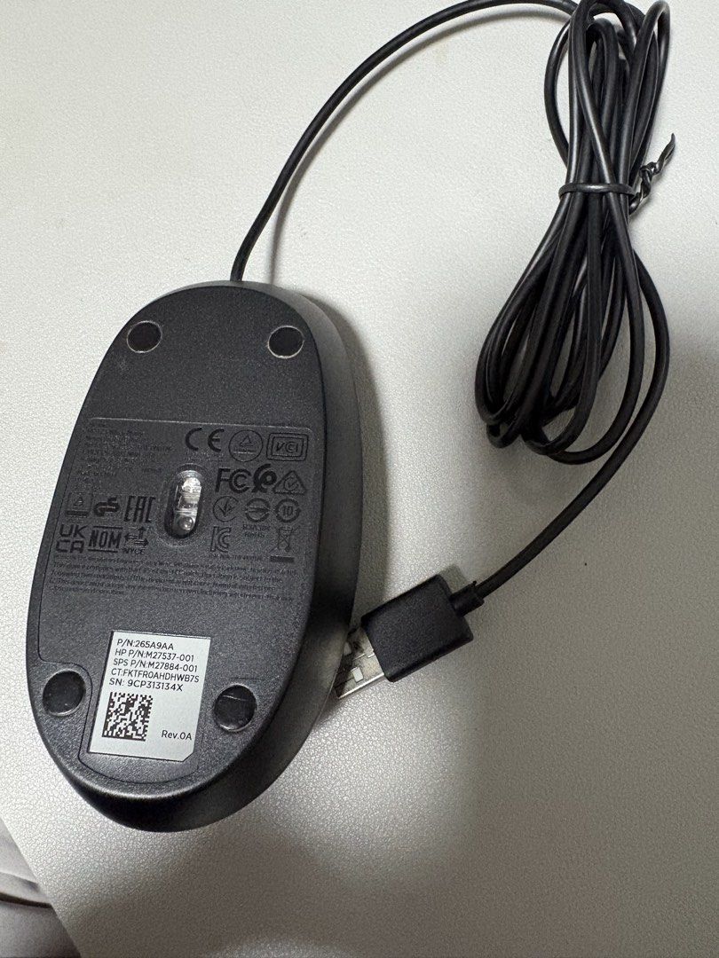 HP USB Wired Computer Mouse492237013271203841