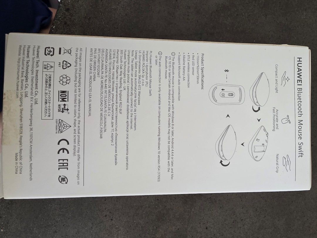 HUAWEI Bluetooth Mouse Swift491872627291607041