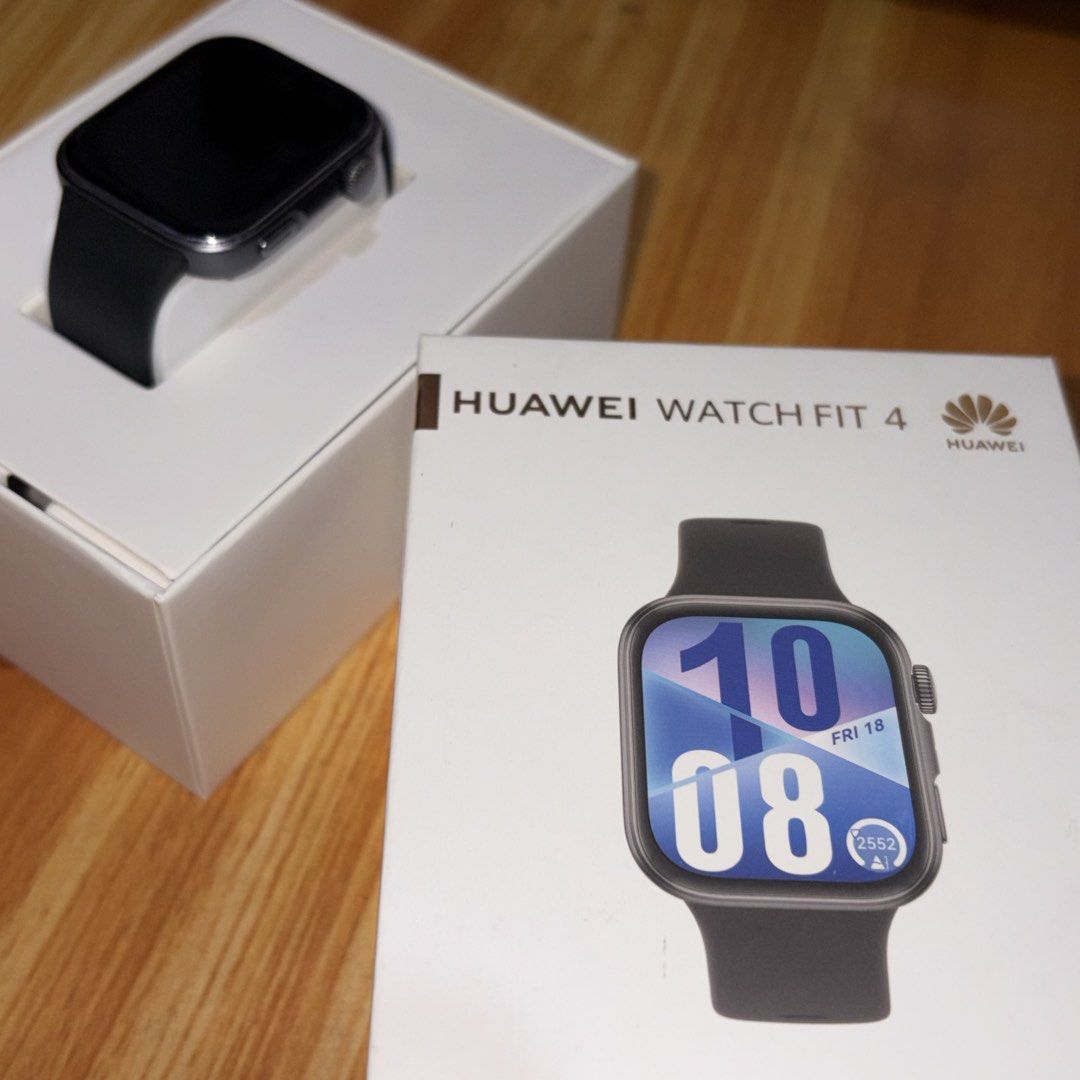 Huawei Watch Fit 4 (Category: Wearables & Smart Watches) located in Malabon City. Submitted by aruscart (Listing ID 1445982855, Image 3). Description: - lightly used, with only minor scratches that are barely noticeable - almost one year old this july 2026! bought last year but rarely used. it’s mostly been sittung unused. - comes with the original charging cable and a Free UNUSED strap - DM sure buyers for more photos and videos of its condition