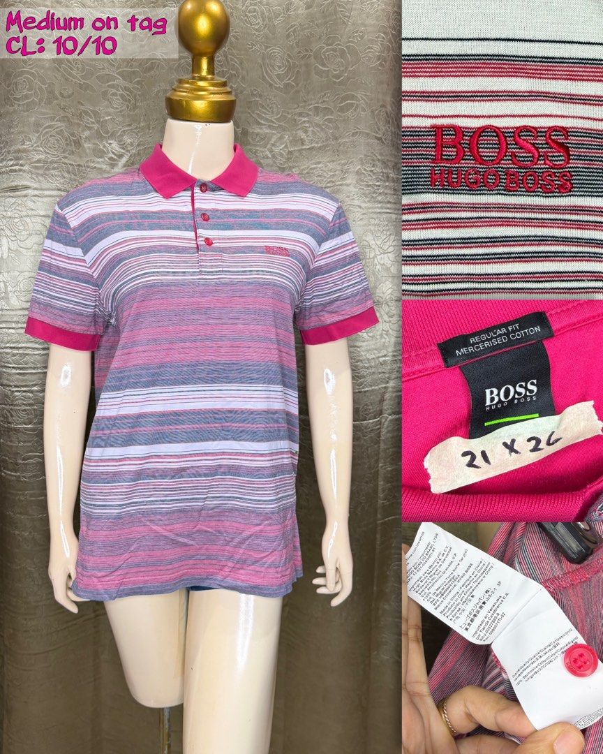 HUGO BOSS - Polo Shirt (Category: Tshirts & Polo Shirts ) located in Compostela. Submitted by wowcollection19 (Listing ID 1445950685, Image 1). Description: • Hugo Boss • Medium On Tag.
