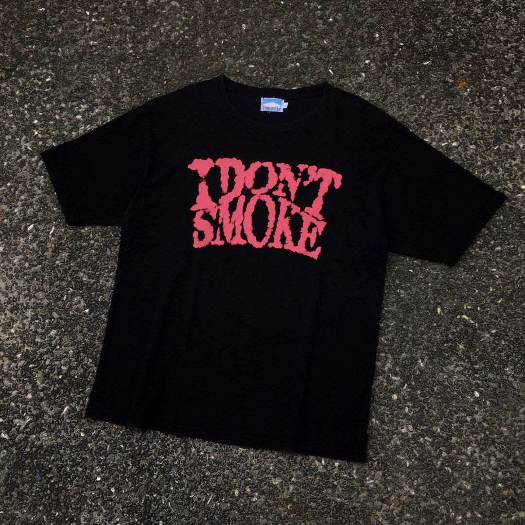 I DON'T SMOKE PINK CLOUD LOGO TEE ♻️ (Category: Activewear) located in Batangas. Submitted by vns_stuff (Listing ID 1445955535, Image 3). Description: I DON’T SMOKE PINK CLOUD LOGO TEE ♻️ - size on tag : M - width : 22 - length : 27 - colorate : 9.5 - issue : none - condition : excellent.