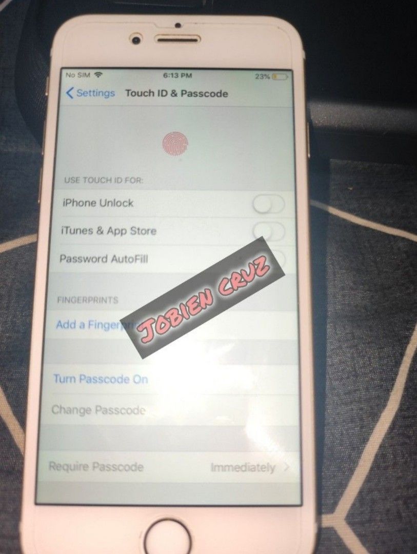 IPHONE 6 (WITH ISSUE) (Category: iPhone 6 Series) located in Manila. Submitted by job2k (Listing ID 1445975651, Image 3). Description: Selling: IPHONE 6 (WITH ISSUE) - Battery Health 63%, 64gb Storage For P1300 ISSUE: Auto Reboot / Shutdown if battery drops between 15 to 20% - NO OTHER ISSUES. Another Issue would be the use of Youtube Software issues (Cannot use the app due to having an outdated software) • NO APPLE ID / TOUCH ID ISSUE (BOTH WORK