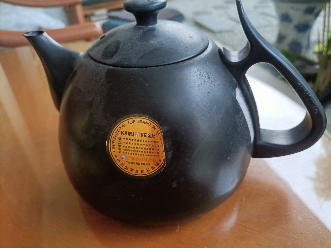 KAMJOVE Black Teapot International Top Brand