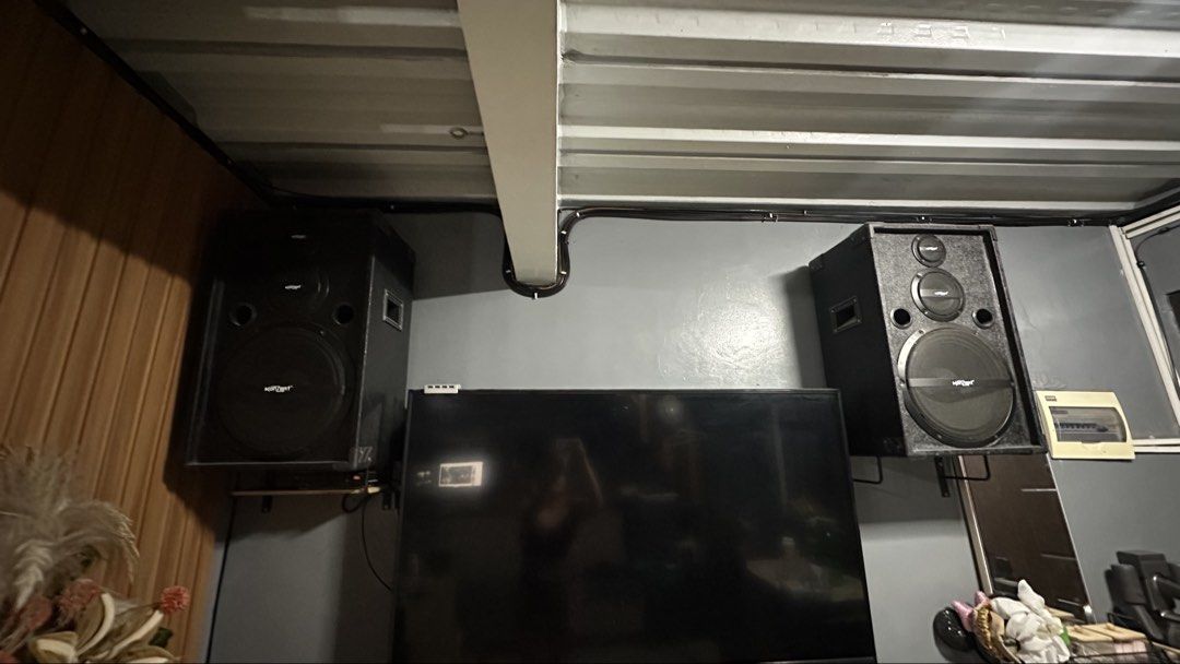Konzert AR-902V+ Audio Video Amplifier Receiver (Category: Soundbars, Speakers & Amplifiers) located in Manila. Submitted by rlentan (Listing ID 1445808779, Image 3). Description: KONZERT AR-902V+ Amplifier with HDMI, USB, AM/FM and Bluetooth • USB reader (MP3 & Video playback) • Balance, Bass, Treble control • Mic Treble, Bass, Echo control • AM/FM radio-Bluetooth • HDMI in/out • USB, DVD/AU, Optical, HDMI • Audio Line out • Surround speaker • P