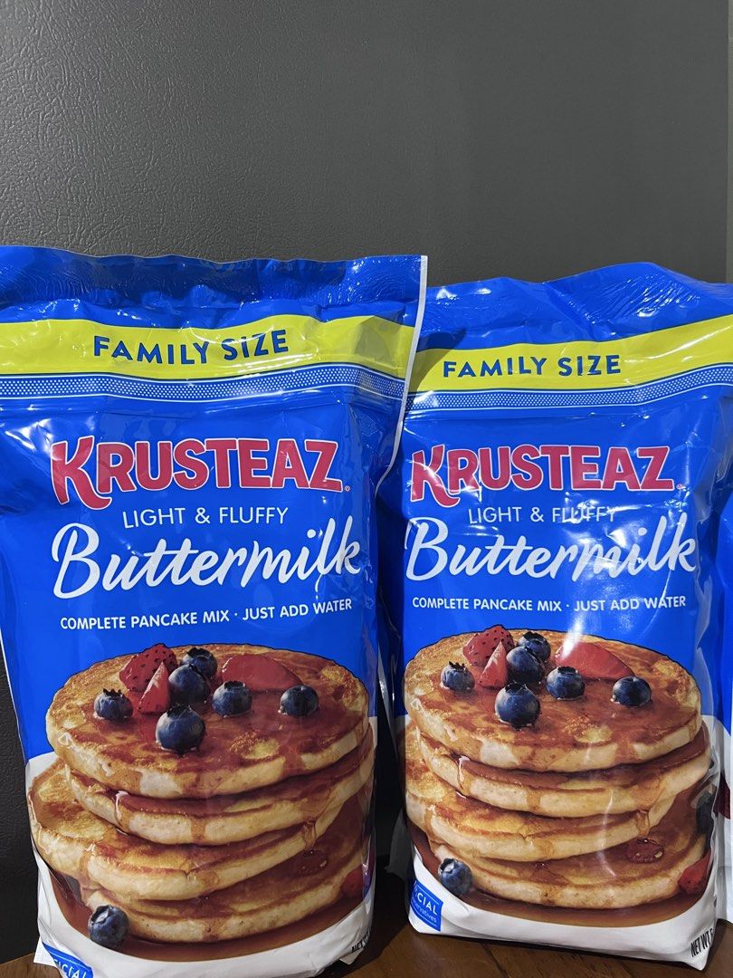 Krusteaz Pancake Mix 🇺🇸 (Category: Other Food & Drinks) located in Las Pinas. Submitted by peterjackstone (Listing ID 1445878584, Image 3). Description: 🥞 Krusteaz Pancake Mix ₱750 📦 5 lb (2.26 kg) Only 1 piece left ✅ Ready for delivery or pickup 📍 URCI Townhomes, Las Piñas City 📩 PM to order.