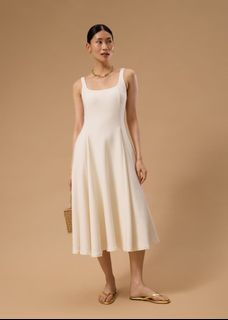 reina padded ballerina midi dress Reina padded ballerina midi dress For Sale