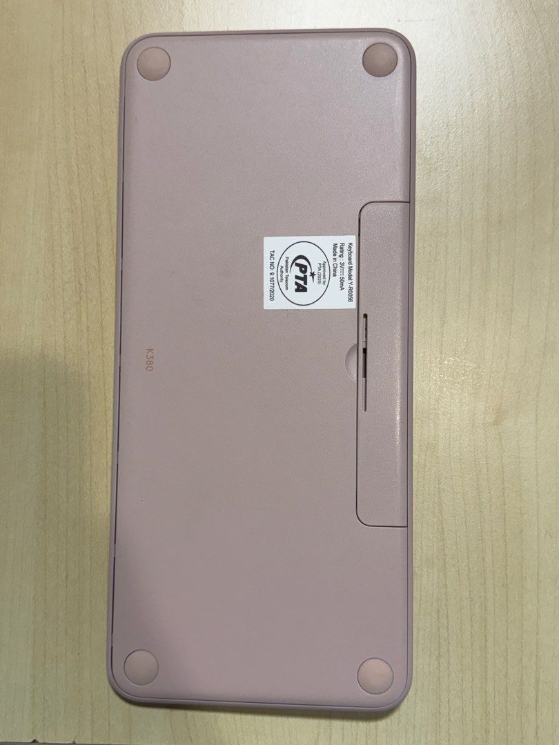 Logitech K380 Keyboard + Wireless Mouse Set - Pink492235455621376001