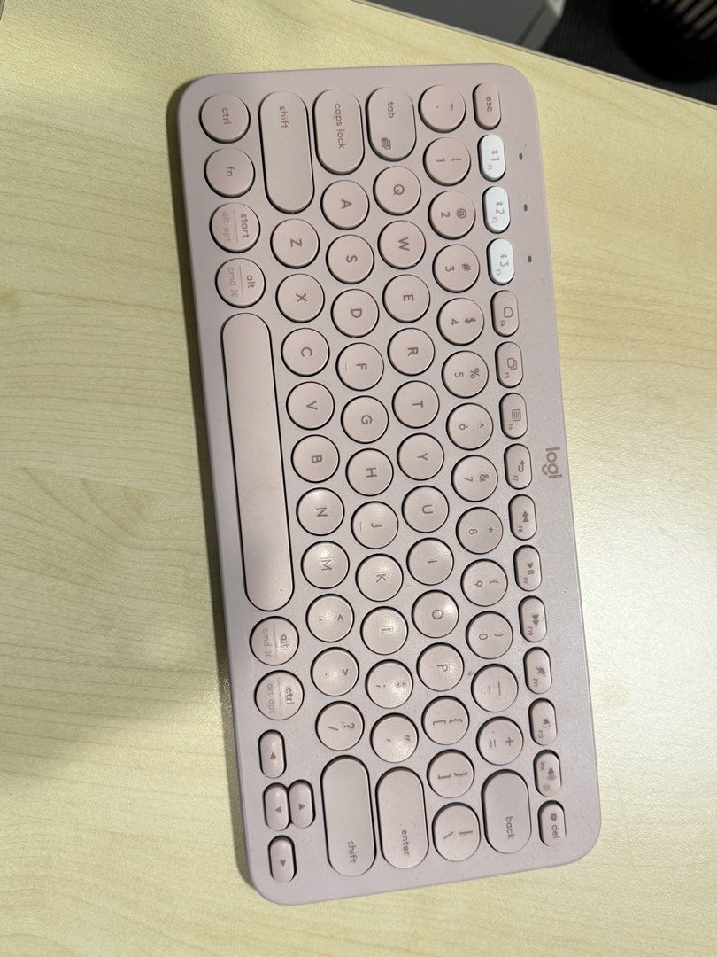 Logitech K380 Keyboard + Wireless Mouse Set - Pink492235455621376000