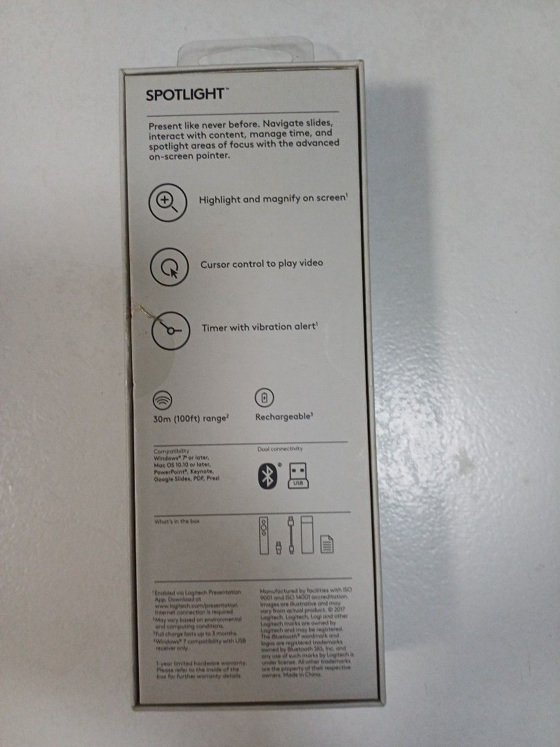 Logitech Spotlight Presentation Remote491872622132613121