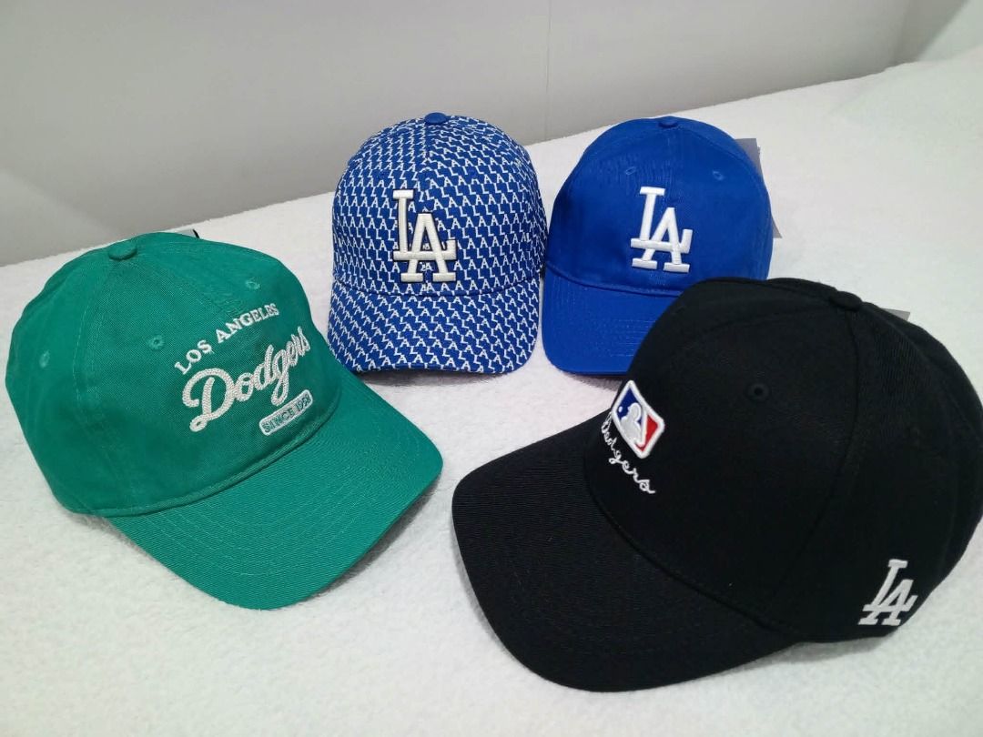 Los Angeles Dodgers MLB Korea Baseball Caps (Category: Caps & Hats) located in Binan City. Submitted by mr._dy (Listing ID 1445892114, Image 3). Description: -LA Dodgers MLB Korea Varsity Lettering Unstructured Ball Cap Green -MLB LA Dodgers Batterman Logo Cap Black -LA Dodgers Monogram Baseball Cap -LA Dodgers Rookie Baseball Cap Royal Blue Payment Method: Gcash Courier: LBC/Lalamove Location: Biñan Laguna pm for inquiries....
