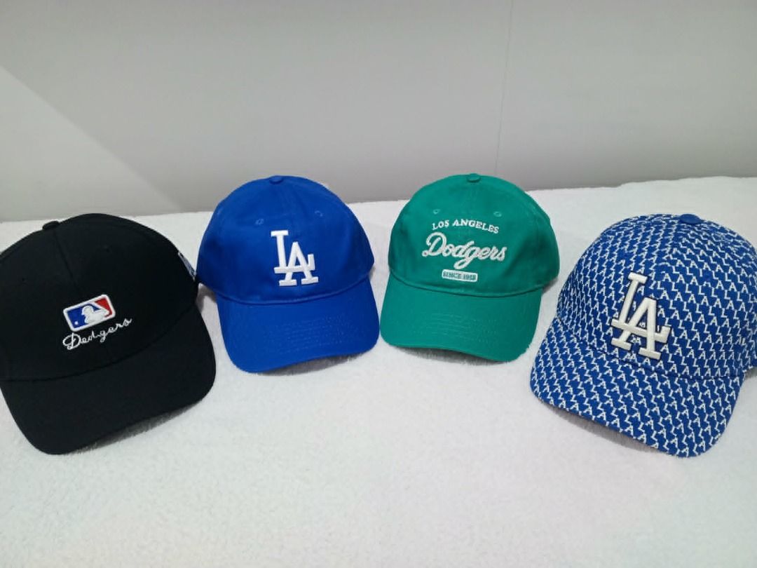 Los Angeles Dodgers MLB Korea Baseball Caps (Category: Caps & Hats) located in Binan City. Submitted by mr._dy (Listing ID 1445892114, Image 1). Description: -LA Dodgers MLB Korea Varsity Lettering Unstructured Ball Cap Green -MLB LA Dodgers Batterman Logo Cap Black -LA Dodgers Monogram Baseball Cap -LA Dodgers Rookie Baseball Cap Royal Blue Payment Method: Gcash Courier: LBC/Lalamove Location: Biñan Laguna pm for inquiries....