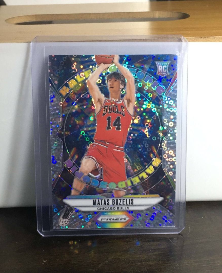 Matas Buzelis Rookie lot (Category: Raw Singles) located in Valenzuela. Submitted by ghughum (Listing ID 1445818347, Image 3). Description: Matas Buzelis - Rookie Lot 5k obo Optic purple auto (bottom right corner has small ding) Optic hyper orange #/299 Prizm Kaleidoscopic Fastbreak Mosaic red and green choice Mosaic true rc base and nba debut base card loc: valenzuela city mop: gcash/bank/lalamove cod/ meetup morayta or trinoma by sched TIA! .