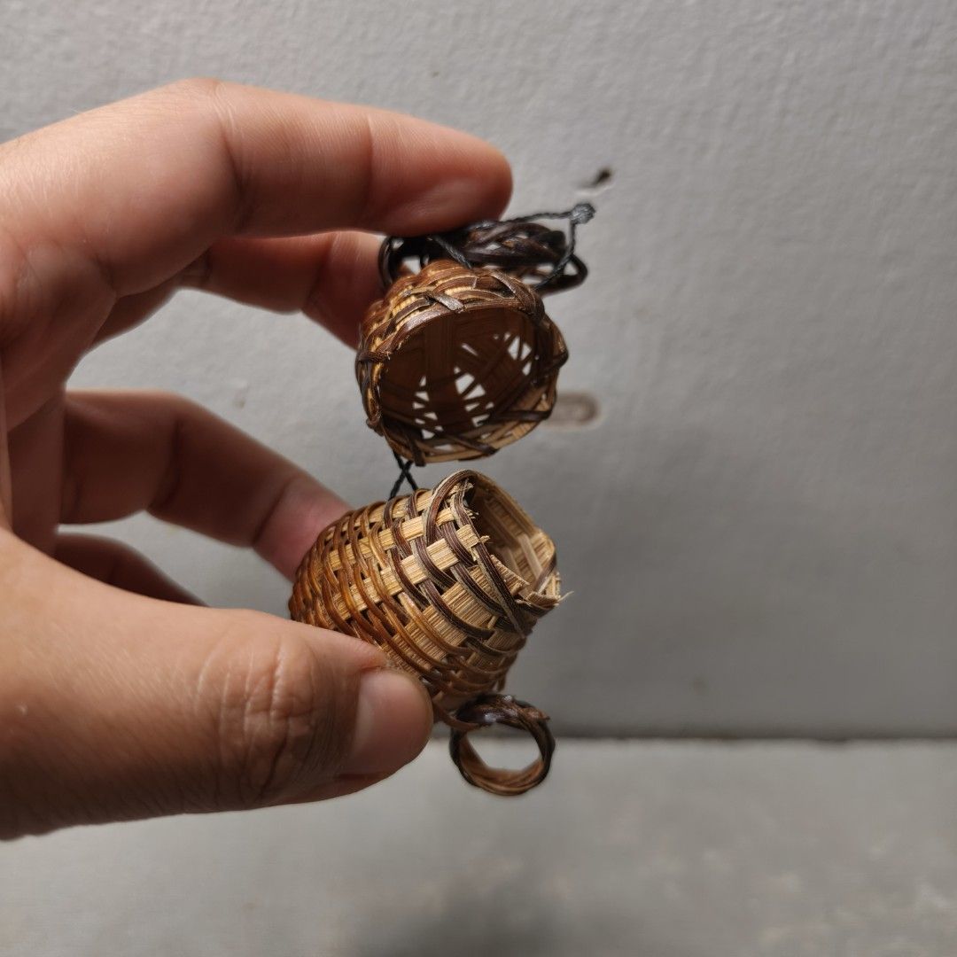 Miniature Native Basket Keychain (Category: Handmade Craft) located in Cavite. Submitted by donyachuHandicraft (Listing ID 1445856347, Image 3). Description: Miniature Basket Native Boho Unique Keychain Handcrafted For Decor For Hanging Ornament For Doll House For DIY Projects For Craft project Please view all photos before purchasing Pay tru Gcash Ship tru Gogoexpress Lalamove Sf c/o by the buyer.