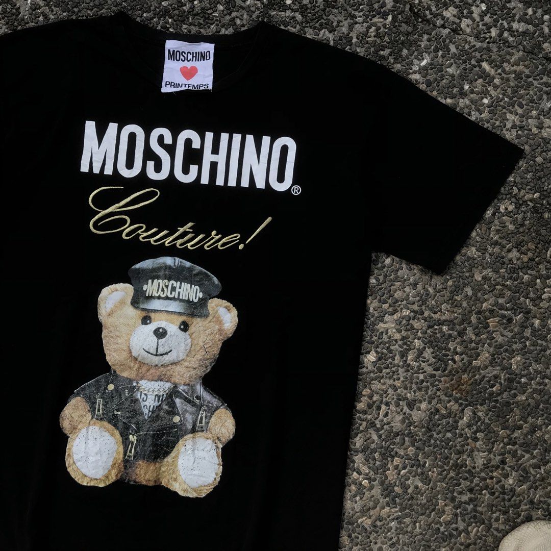 MOSCHINO LOVE PRINTEMPS ♻️ (Category: Luxury Apparel) located in Batangas. Submitted by vns_stuff (Listing ID 1445930948, Image 3). Description: MOSCHINO LOVE PRINTEMPS ♻️ - size on tag : M - width : 21 - length : 28 - colorate : 9.5 - issue : minimal crackprints - condition : excellent.