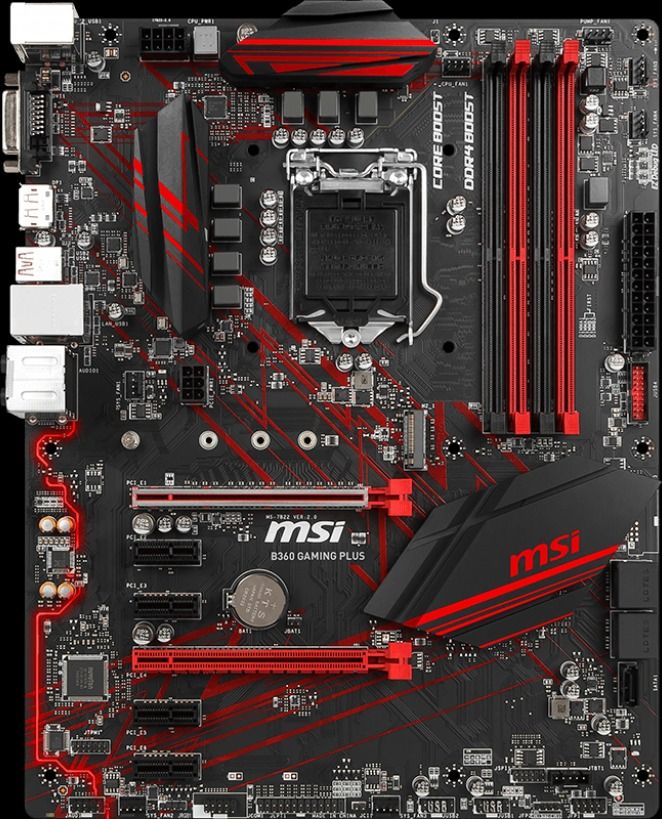 MSI B360 Gaming Plus Motherboard491754682759915521