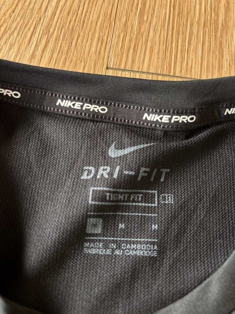 Nike pro compression tops (Category: Activewear) located in Davao. Submitted by hippiehappy420 (Listing ID 1445870575, Image 2). Description: Nike compression top Medium Very good condition Washed and sanitized ship nationwide Negotiable price Visit my listings for more affordable clothings! Shirt Pants Shorts Caps Bags Jogger Blouse Jeans Hoodies Accessories Etc..