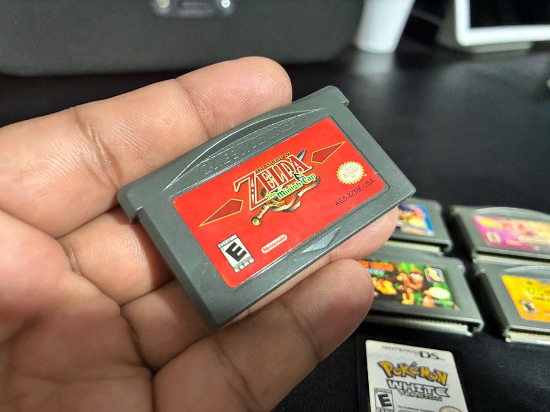 Nintendo DS & Game Boy Advance Games Bundle (Category: Nintendo) located in Quezon City. Submitted by rgsph140 (Listing ID 1445926685, Image 2). Description: For Sale 🎮 Used Game ! All Working Tested 💯 All Authentic Car Games 💯 Item Description: GBA Cart Games (USA) Pricelist: 4000-Pokemon White (Mint Condition Label) Sold-The Legend Of Zelda The Minish Cap (Mint Condition Lable) 1000-Donkey Kong Country (Mint Condition Label) 1200-Dragonball 