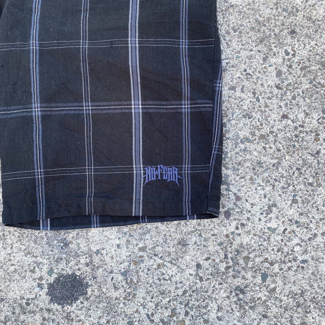 NO FEAR CHECKERED SHORT (Category: Shorts) located in Manila. Submitted by hollyboyz (Listing ID 1445793974, Image 3). Description: No Fear Checkered Short💎 Waist - 36 Length - 24 Hole - 12.5 Excellent Condition 💯 Color Rate: 9/10 Issue: ❌.