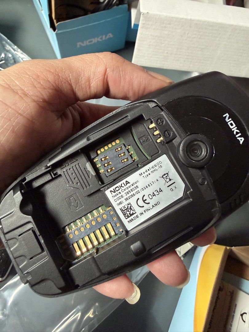 nokia 6600 black edition (Category: Early Generation Mobile Phones) located in Quezon City. Submitted by auspv_collections (Listing ID 1445889265, Image 2). Description: 📱VINTAGE PHONES ONHAND 📍nokia 8250 - 2,500 📍nokia 8210 - 2,500 📍nokia 5310 - 2,500 📍nokia 6300 - 2,500 📍nokia 6600 - 5,000 📍motorola v3 - 2,500 .