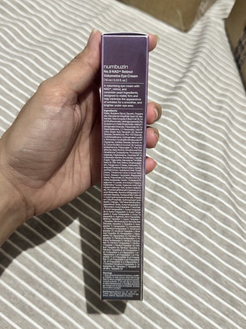 Numbuzin Eye Cream (Category: Face Care) located in Santa Rosa. Submitted by poshthreadsph (Listing ID 1445923840, Image 2). Description: Brandnew Unopened Rfs: Extra Shipping c/o buyer J&t or Lalamove .
