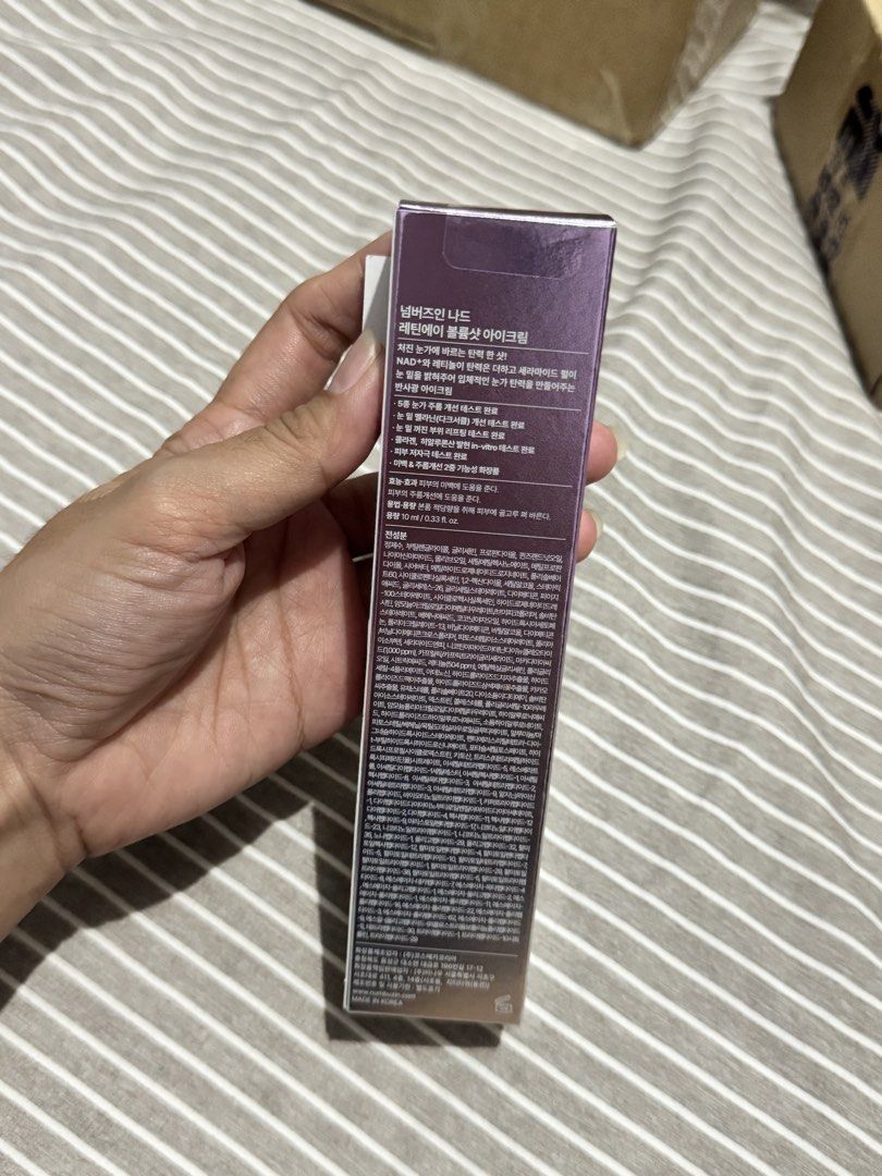 Numbuzin Eye Cream (Category: Face Care) located in Santa Rosa. Submitted by poshthreadsph (Listing ID 1445923840, Image 3). Description: Brandnew Unopened Rfs: Extra Shipping c/o buyer J&t or Lalamove .