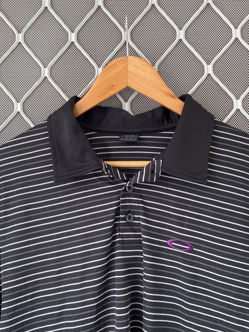 Oakley DriFit Polo Shirt (Category: Activewear) located in General Natividad. Submitted by jaygo02 (Listing ID 1445808626, Image 3). Description: fits M 20 x 29 Color rate: 9/10 Issue/s: None 📍Nueva Ecija 📌washed 📌color may vary due to lighting 📌shipping via jnt express.