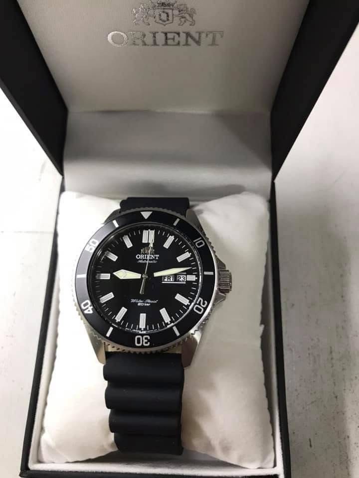 Orient Kanno RA-AA0010B (Category: Water Sports) located in Manila. Submitted by seikowatchfactory (Listing ID 1445854676, Image 1). Description: Model: Orient Kano RA-AA0010 Price: 13995 pesos Specifications: Caliber F6922 Case Diameter: 44mm Case Thickness: 12.9mm Lug to Lug: 50.5mm Screw Down Crown 200m Water Resistance Lug Width: 22mm Mineral Crystal 40 hours Power Reserve Silicone Band 22 Jewels Seller is Authorized Dealer of Seiko and other