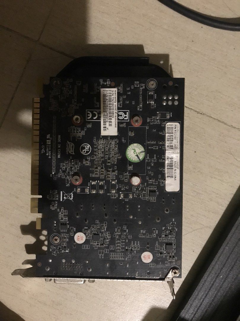 Palit GeForce GTX 1050 Ti Graphics Card (Category: Computer Parts) located in Las Pinas. Submitted by bellamyjoy (Listing ID 1445926686, Image 2). Description: - Palit GeForce GTX 1050 Ti Graphics Card - Single fan design - Outputs: HDMI, DisplayPort, DVI - Ideal for gaming or PC upgrades - Tested and confirmed working - Reason for selling: Upgraded to 9060xt.