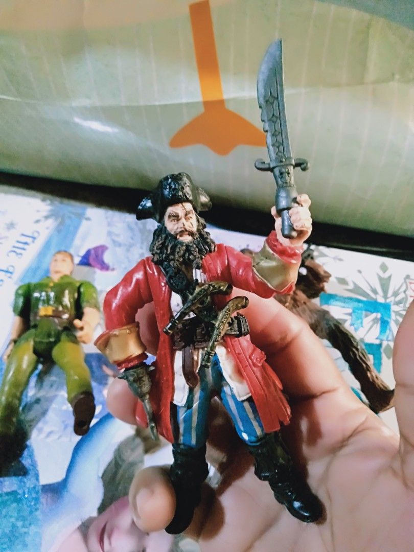 Peter Pan, Captain Jack Sparrow, Chewbacca Action Figures (Category: Figurines & Statues) located in Davao. Submitted by bravemoon_556cd5 (Listing ID 1445877393, Image 2). Description: - Bundle includes 3 collectible action figures. - Characters: Peter Pan, Captain Jack Sparrow (Pirates of the Caribbean), Chewbacca (Star Wars). - Figures are pre-owned and have been displayed. - Great for fans and collectors of these iconic characters..