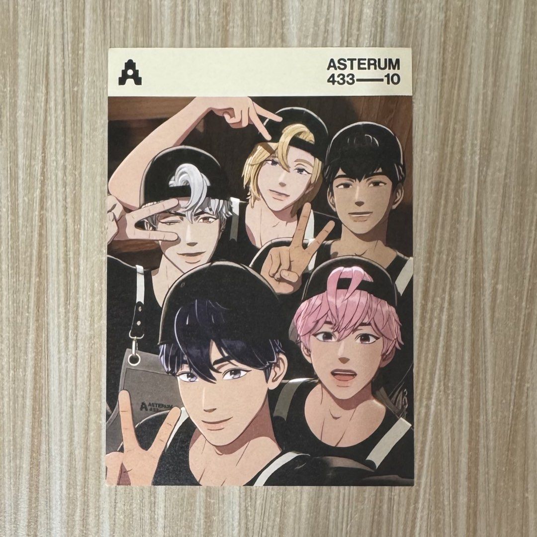 Plave asterum433-10 cafe 咖啡豆卡明信片postcard Noah Yejun Bamby