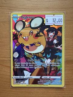 pokemon tcg brilliant stars single cards tg07 tg30 dedenne card TG07/TG30 - - Trainer Gallery variation to centering Pokmon Card of the Day!